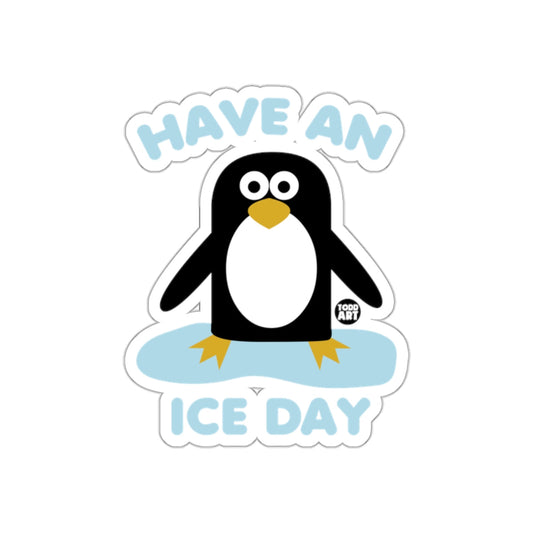Have An Ice Day Adorable Penguin Illustration sticker