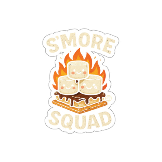 S'more Squad Custom Cute Marshmallow Sticker