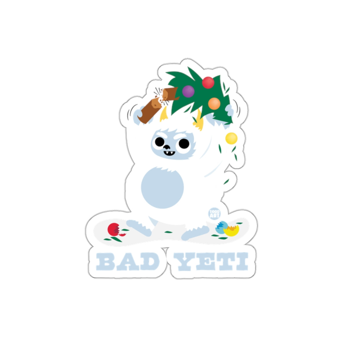 Bad Yeti Sticker with Cute and Fun Design