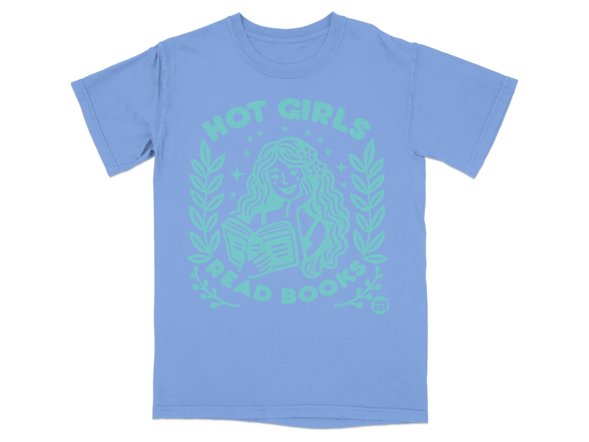 Hot Girls Read Books Graphic T-shirt