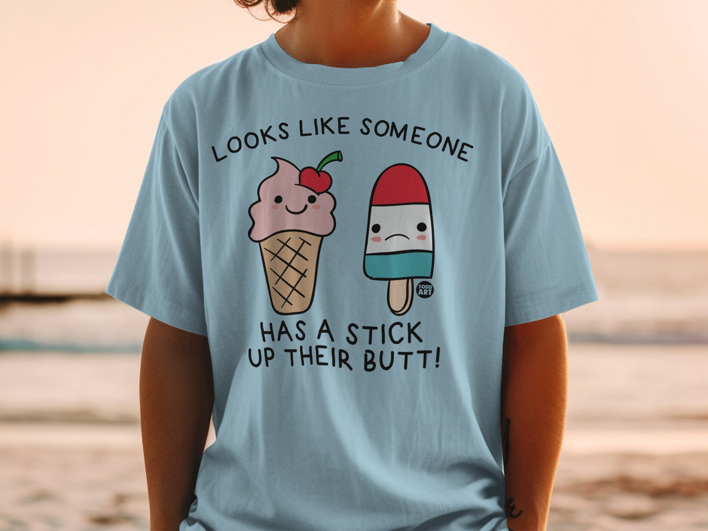 Looks Like Someone Has A Stick Up Their Butt T-Shirt
