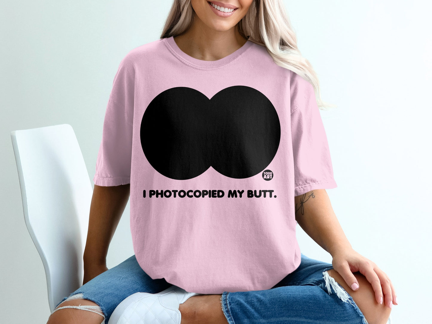 I PHOTOCOPIED MY BUTT Funny Humor Graphic product type