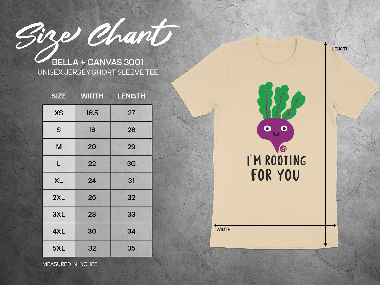 Cute I'm Rooting For You Graphic Tee Shirt