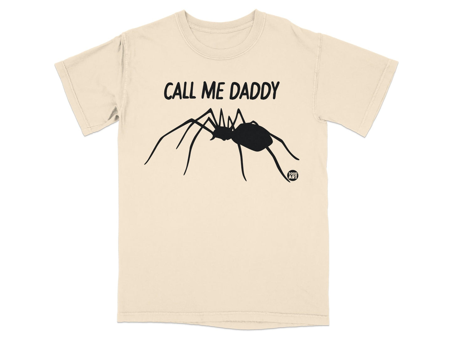 Call Me Daddy Spider Print Graphic Shirt