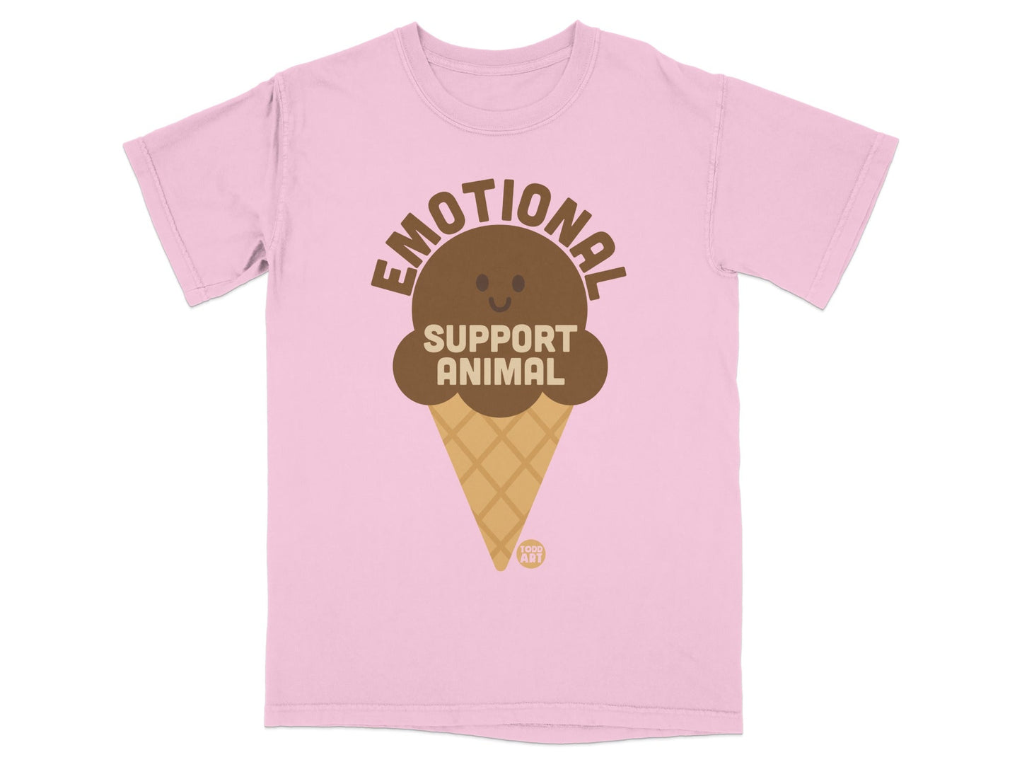 Emotional Support Animal Ice Cream T-Shirt