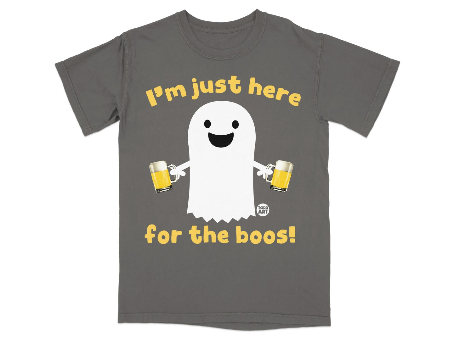 I'm Just Here For The Boos Ghost T-shirt