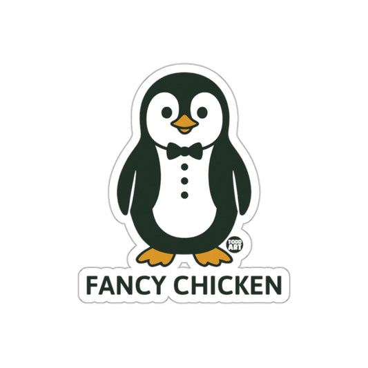 Cute Fancy Chicken Penguin with a Bow Tie sticker