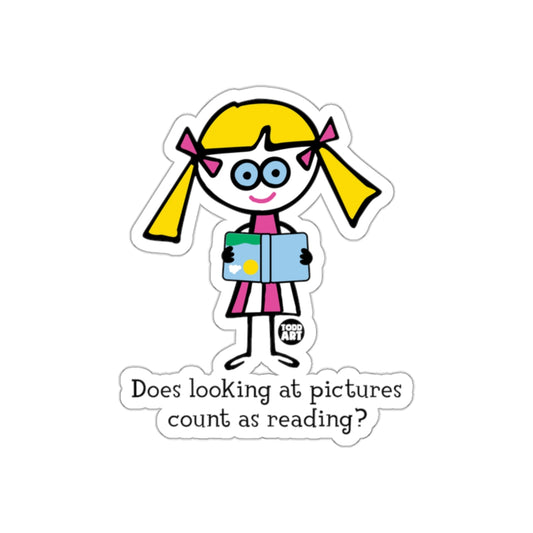 Does looking at pictures count as reading product