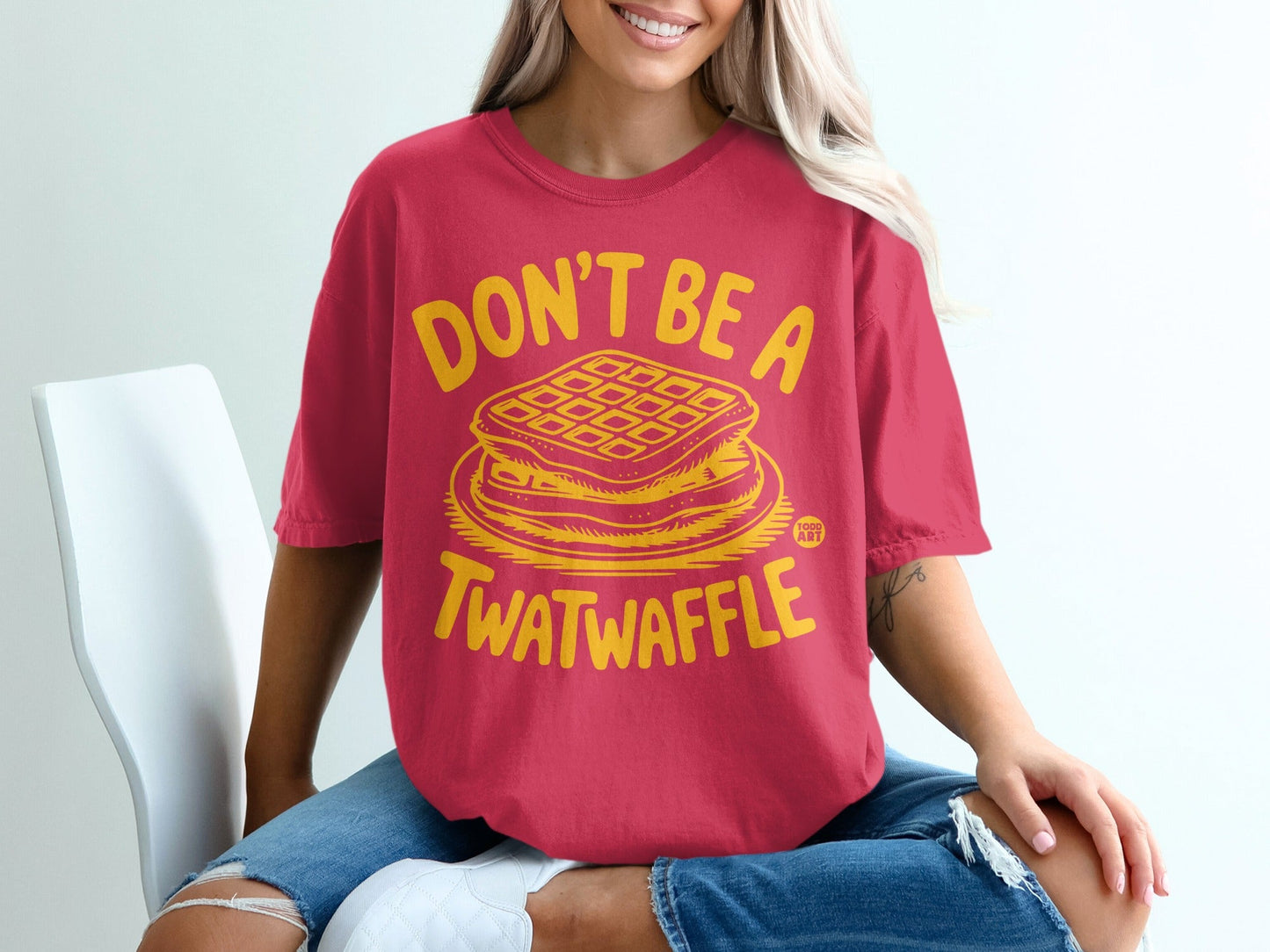 Don't Be a Twatwaffle Graphic Humorous Shirt