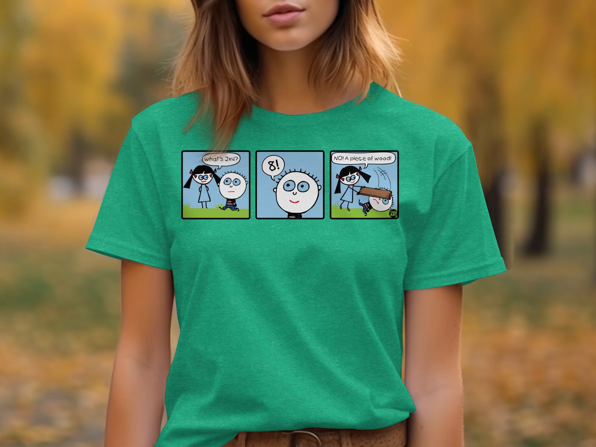 Funny Cartoon Graphic T-Shirt for Comic Enthusiasts