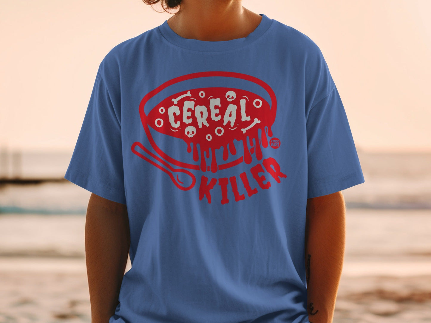 Cereal Killer Graphic T-Shirt With Creative Design