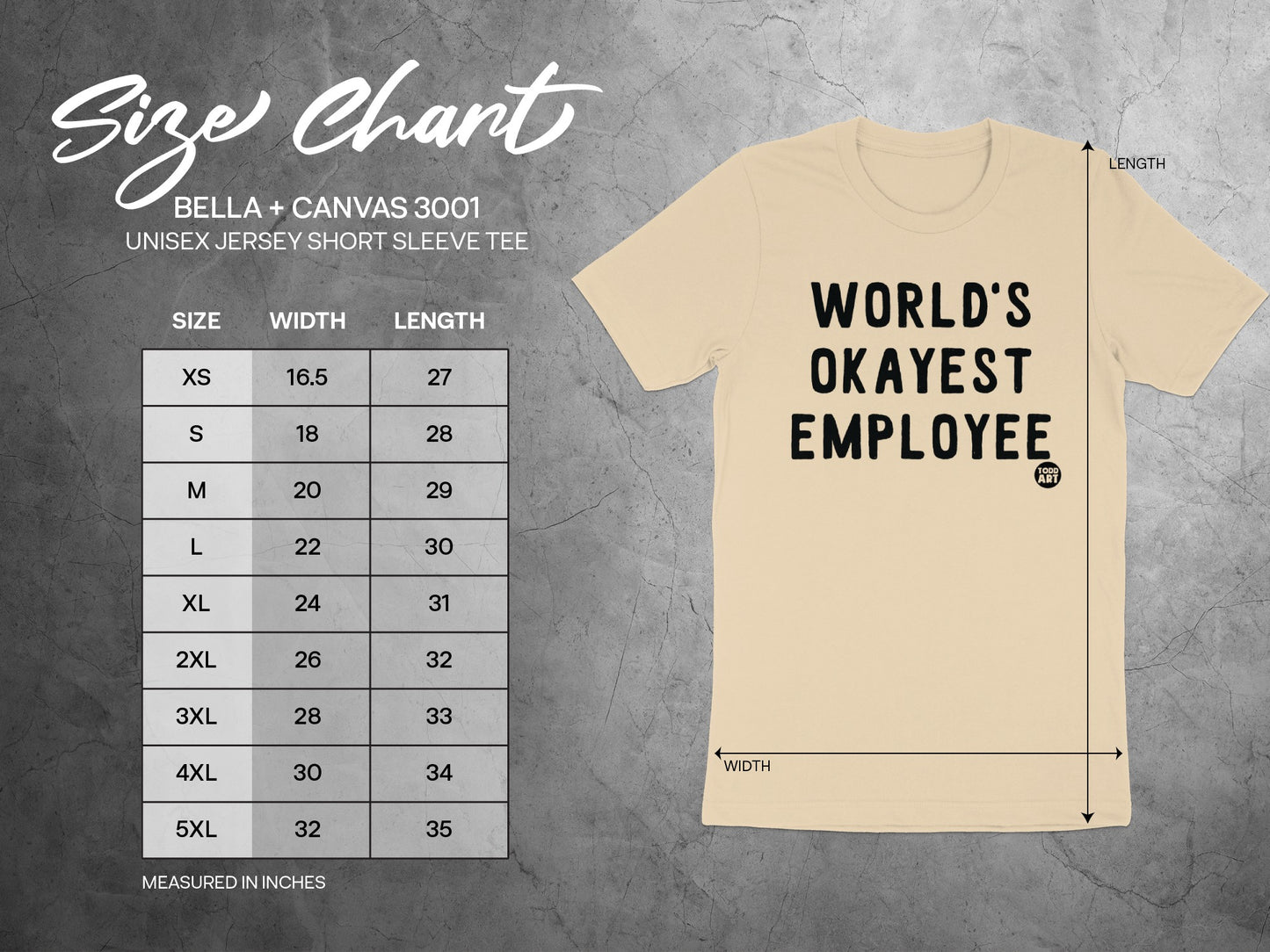World's Okayest Employee Unisex Jersey Short Sleeve Tee