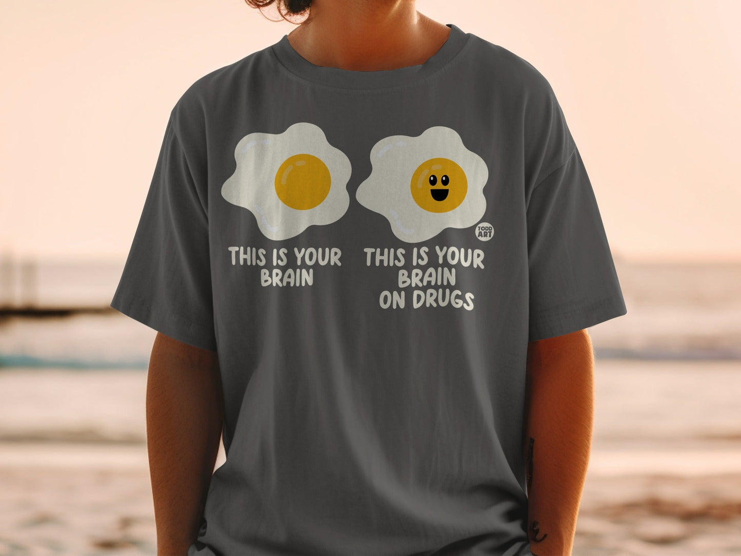This Is Your Brain On Drugs Funny Humorous Graphic Tee