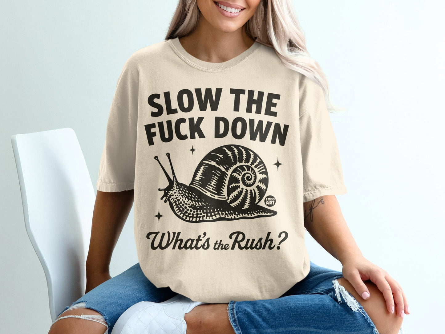 Slow the Fuck Down What's the Rush Shirt