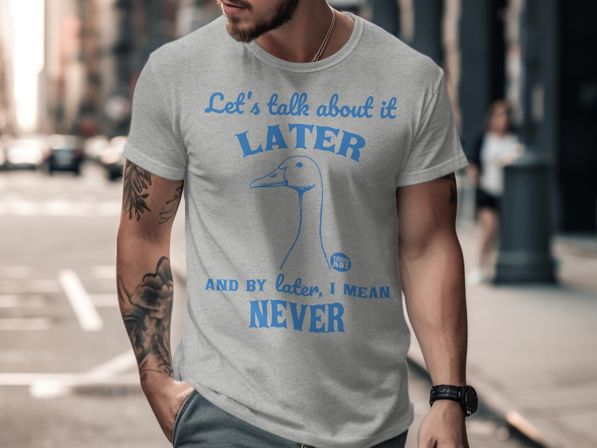 Let's Talk About It Later I Mean Never T-Shirt