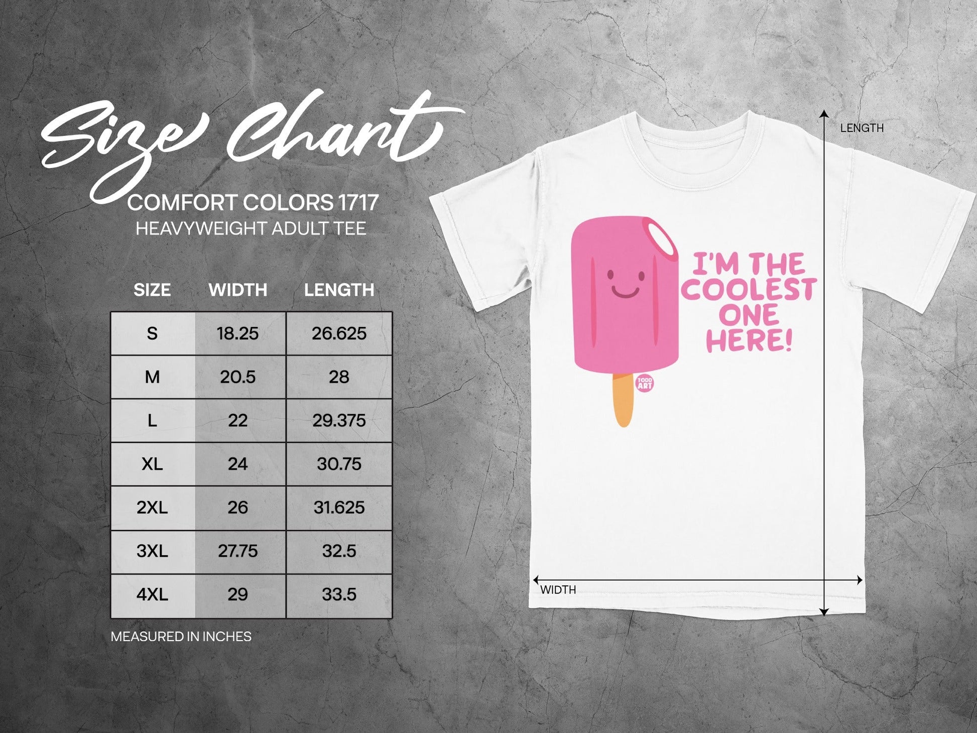 I'm The Coolest One Here Ice Cream Graphic Tee