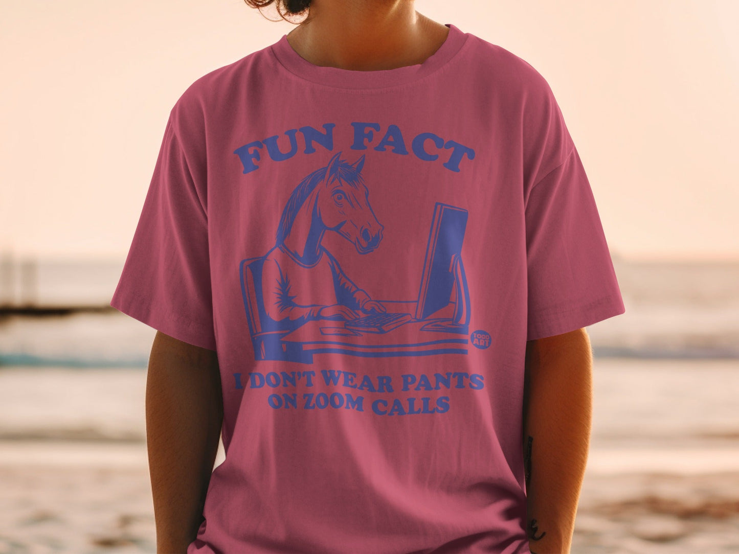 Fun Fact I Don't Wear Pants On Zoom Calls T-shirt