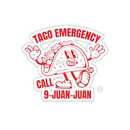 Taco Emergency Call 9-Juan-Juan sticker product
