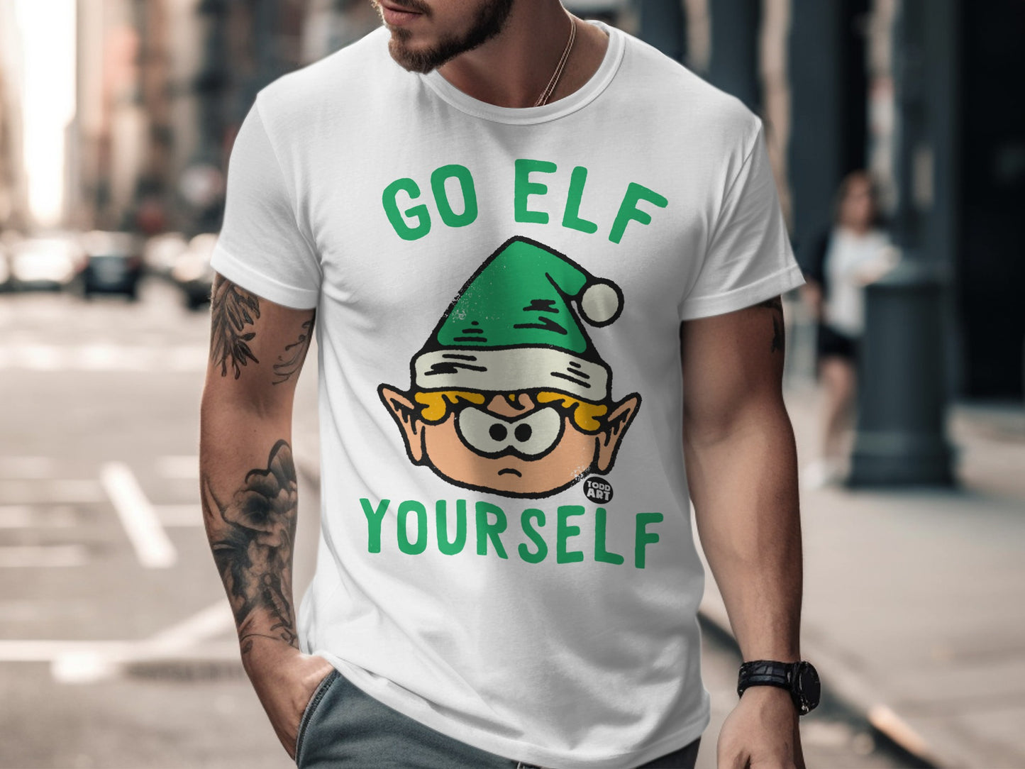 Go Elf Yourself Funny Holiday Themed Shirt
