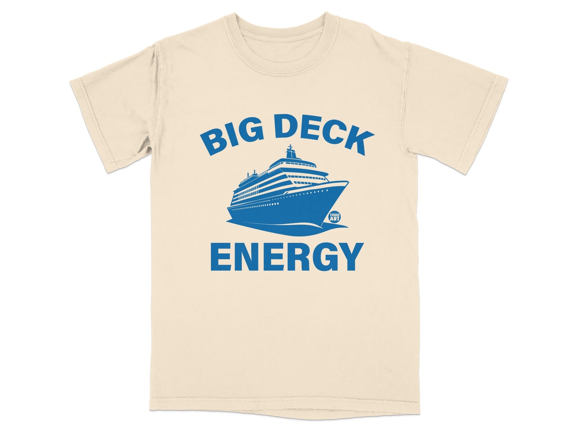 Big Deck Energy Cruise Ship T-Shirt Crewneck Tee