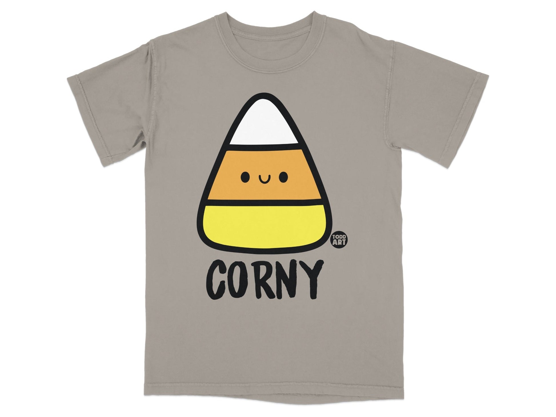 Cute Corny Candy Halloween Graphic T-shirt for Kids