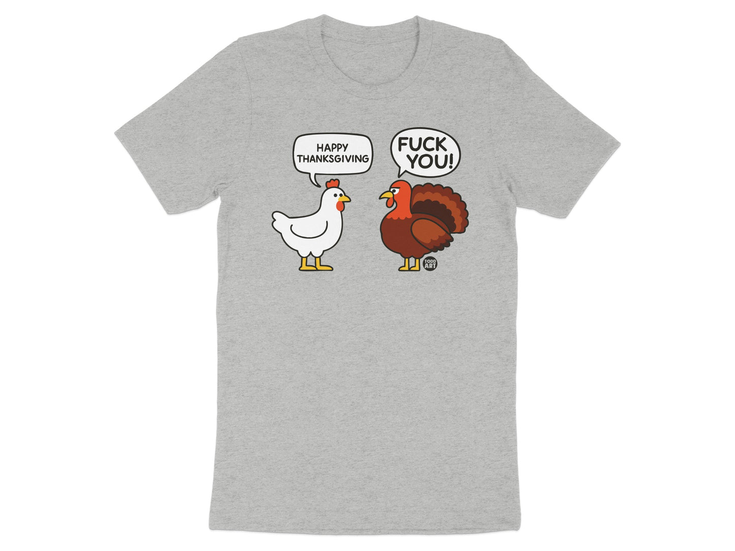 Humorous Happy Thanksgiving Turkey T-shirt