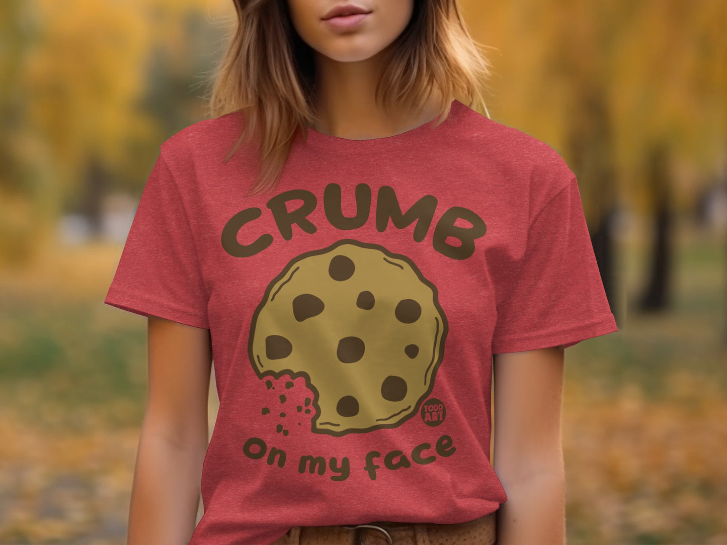 Crumb on My Face Cookie Graphic T-Shirt