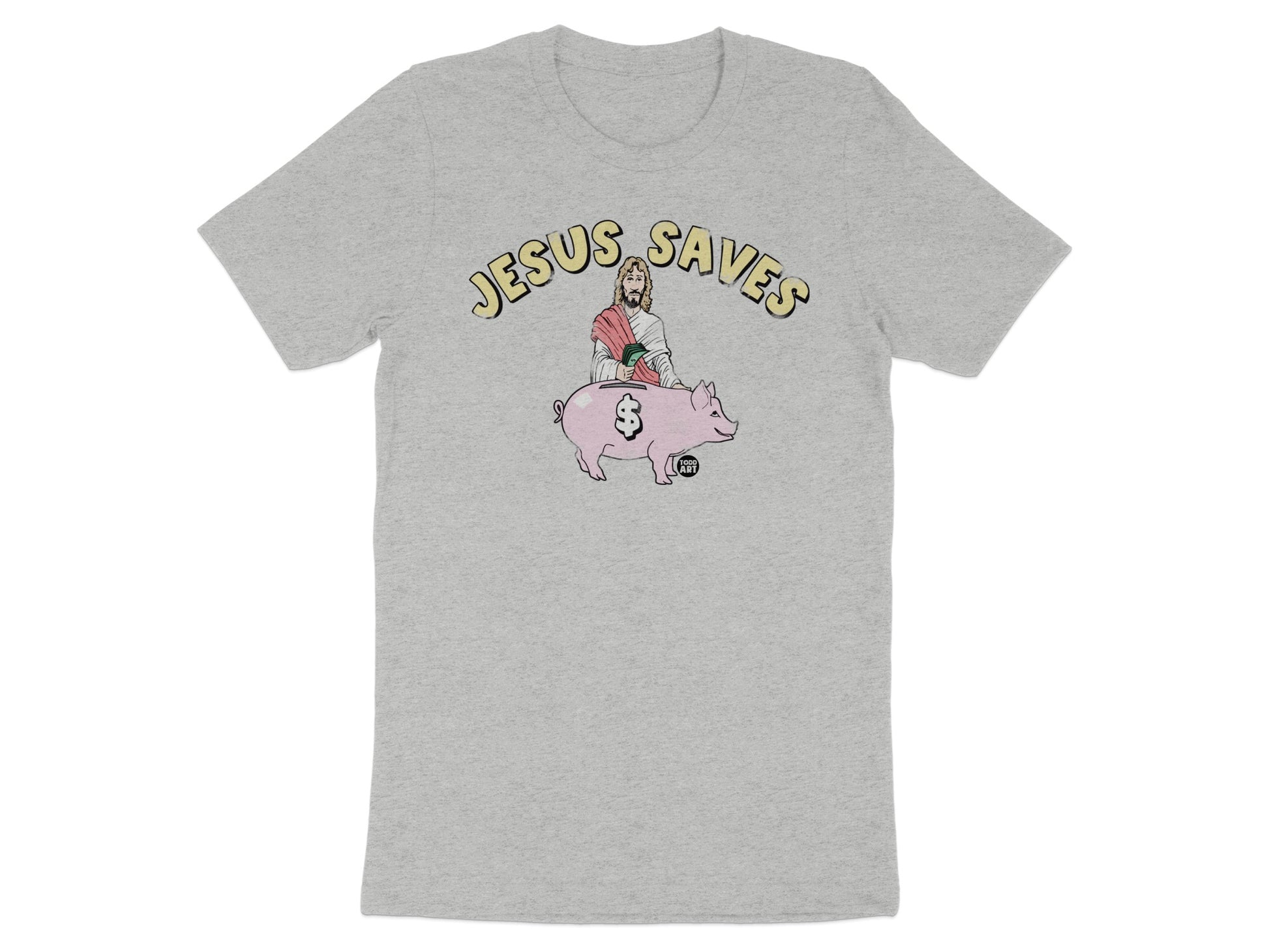 Jesus Saves Design Graphic Tee shirt product
