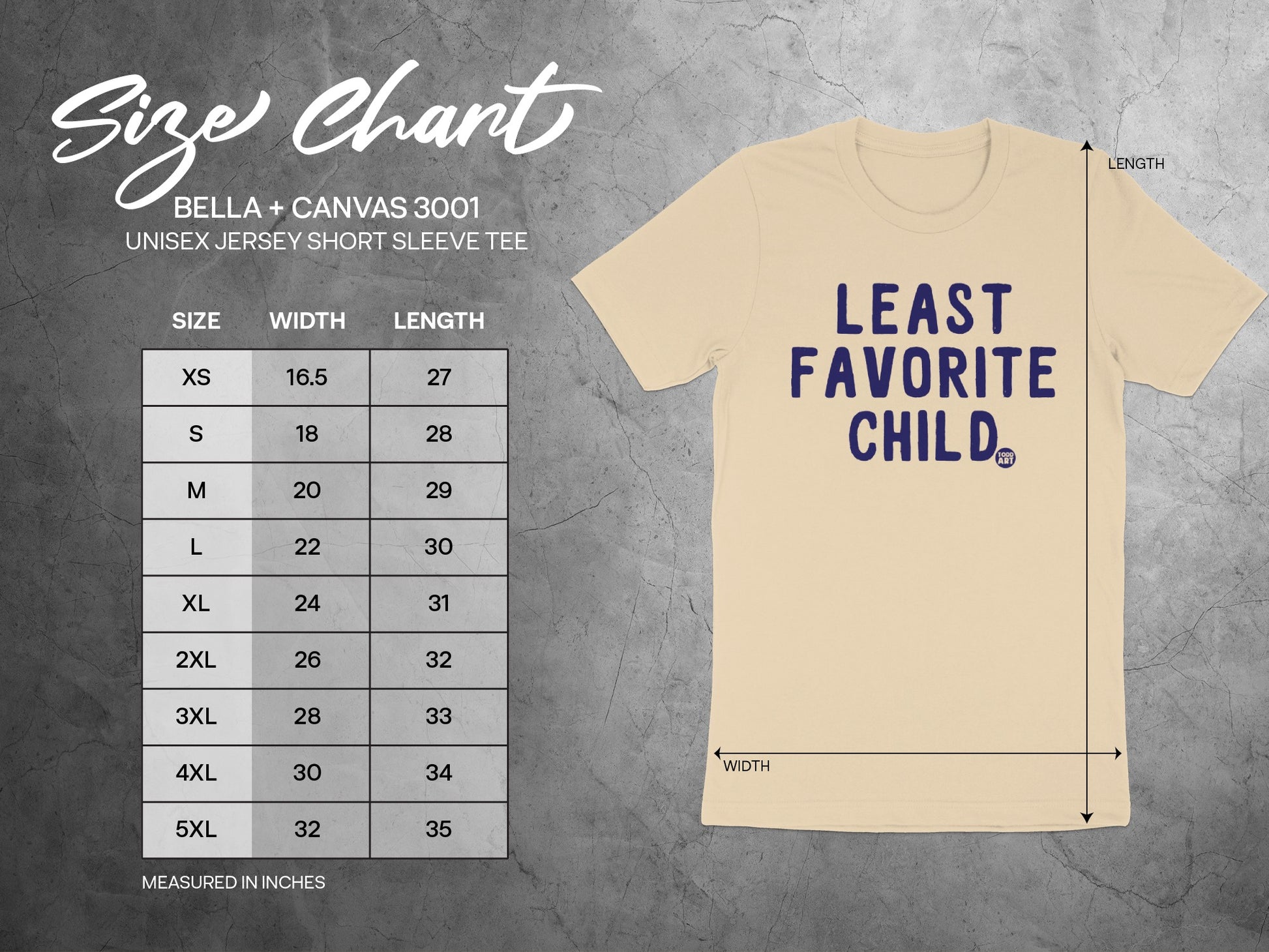 Least Favorite Child Unisex Jersey Short Sleeve Tee product