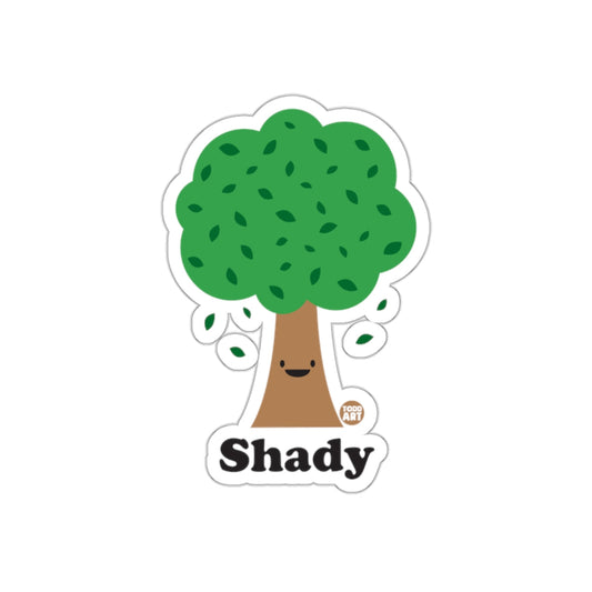 A Cute Shady Tree with Todd Art Logo Design sticker