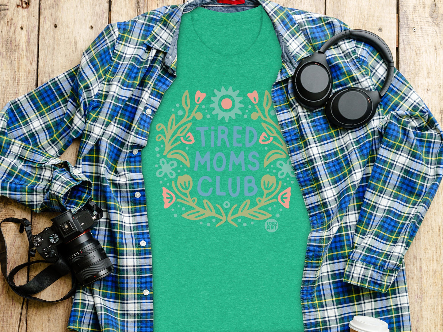 Tired Moms Club Graphic Tee Unique Shirt product