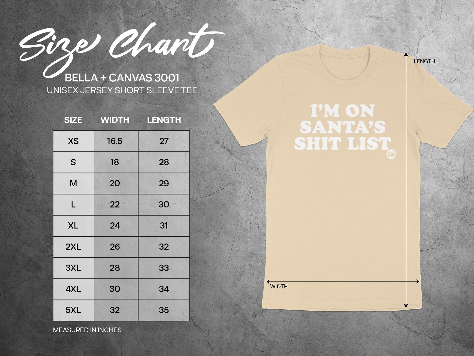 I'm On Santa's Shit List Unisex Jersey Short Sleeve Tee product