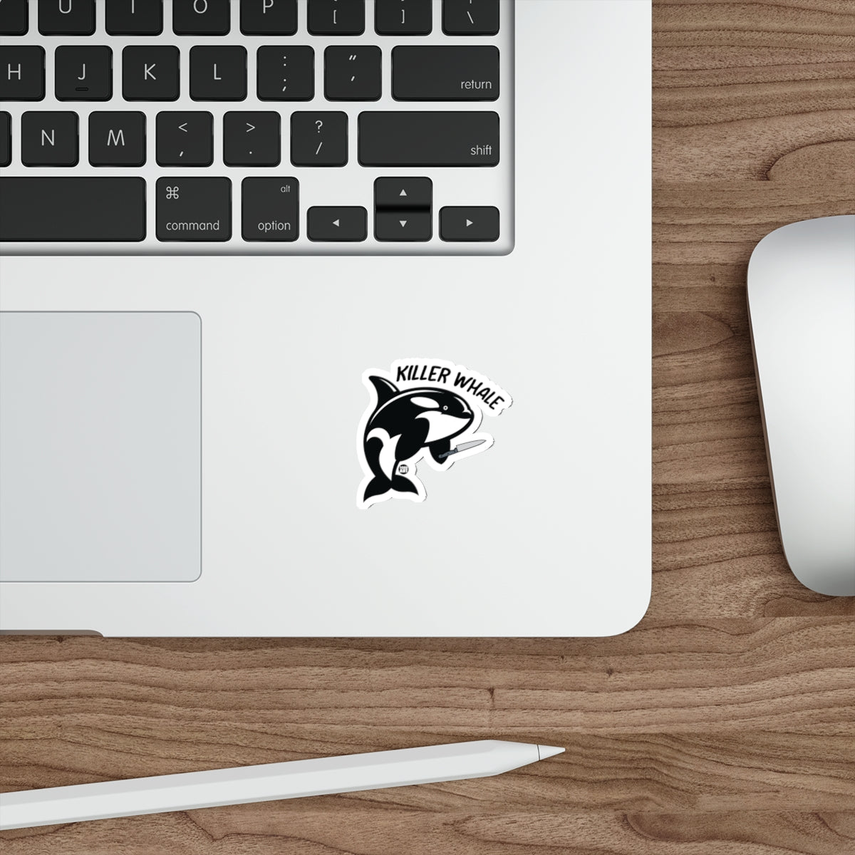 Killer Whale Sticker for Laptops and Water Bottles