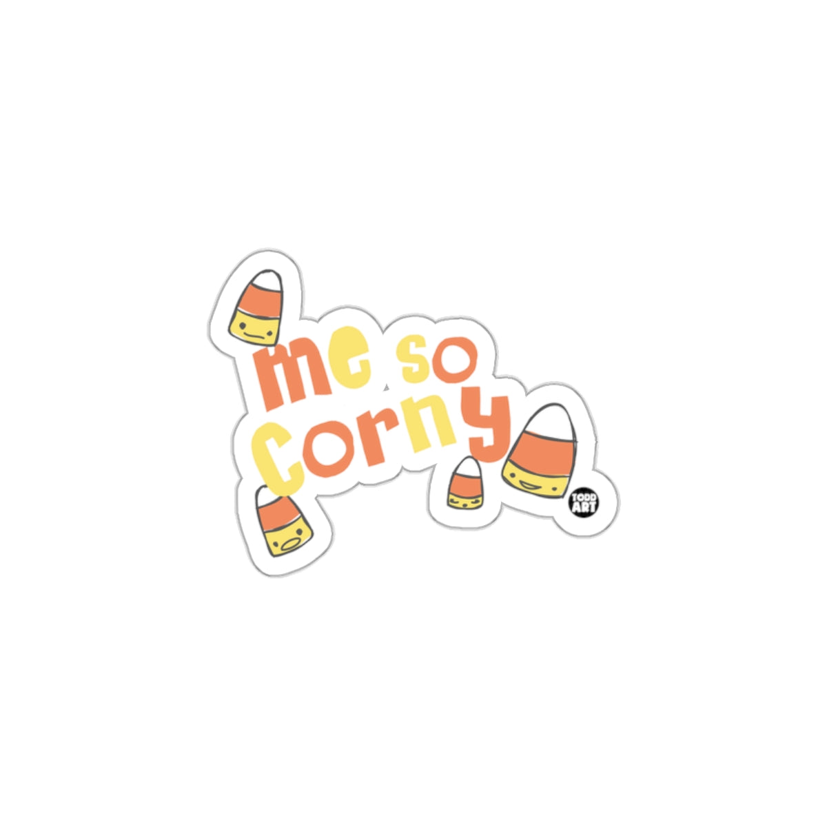 Me So Corny Candy Corn Sticker Fun Gift Item