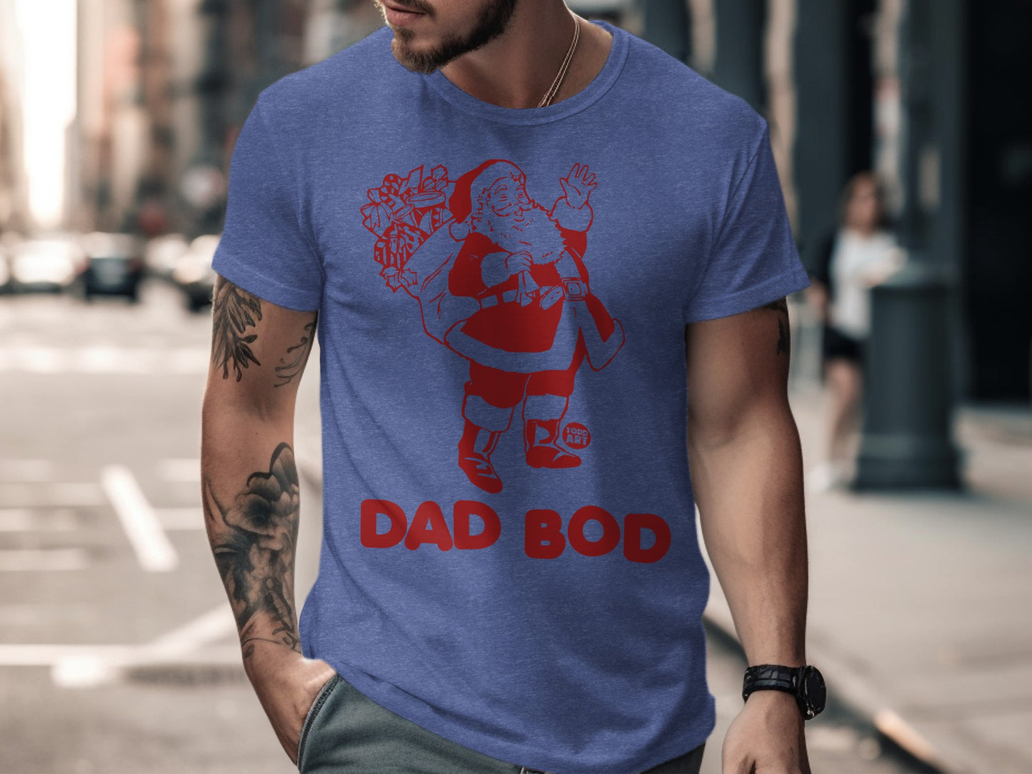 Santa Claus Dad Bod Novelty Funny Men's T-shirt product