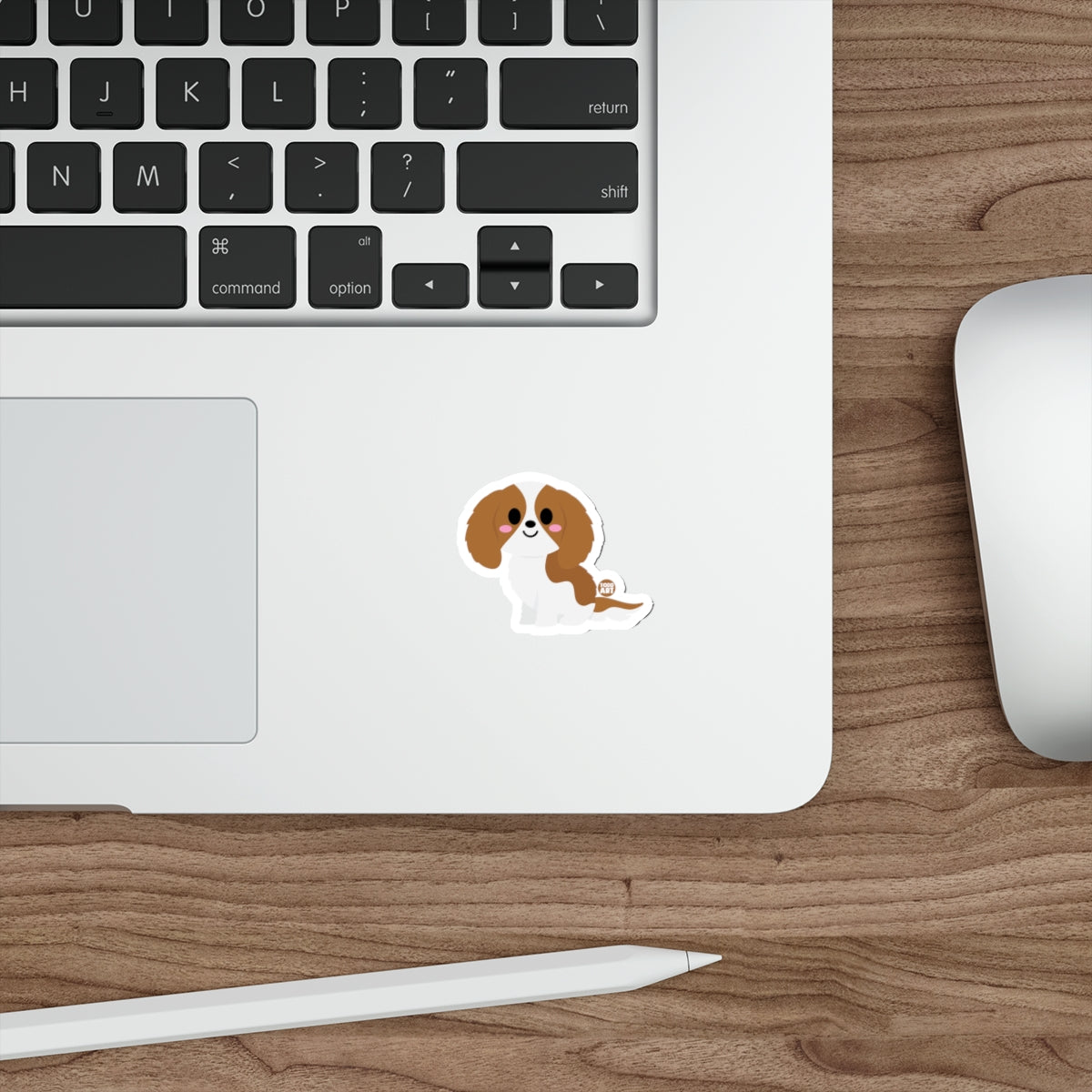 Cute Cartoon Dog Sticker for Laptop and Electronics