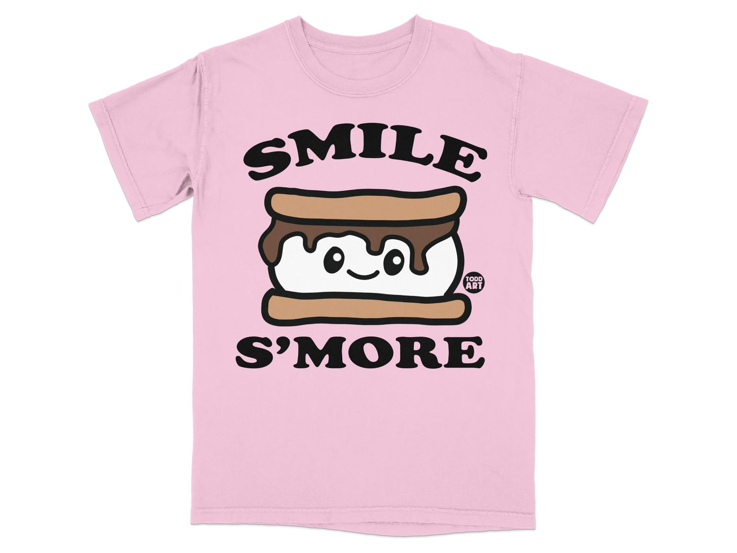 Smile S'more Cartoon Graphic T-shirt