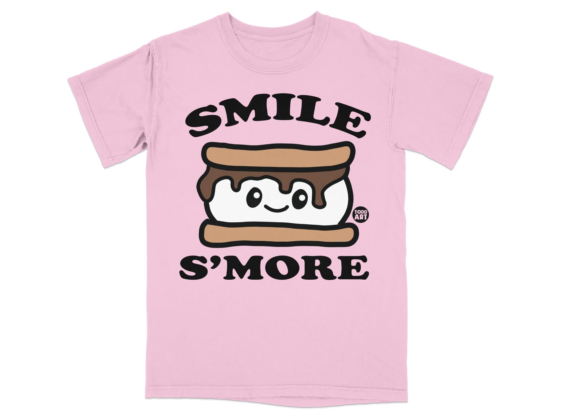 Smile S'more Cartoon Graphic T-shirt