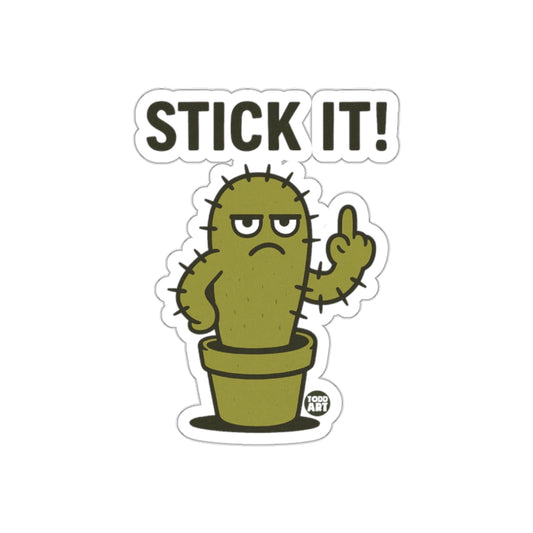 Stick It Cactus Attitude Sticker for Fun Times