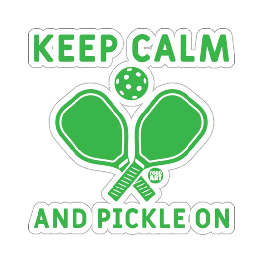 Keep Calm And Pickle On Green Paddles Ball product type