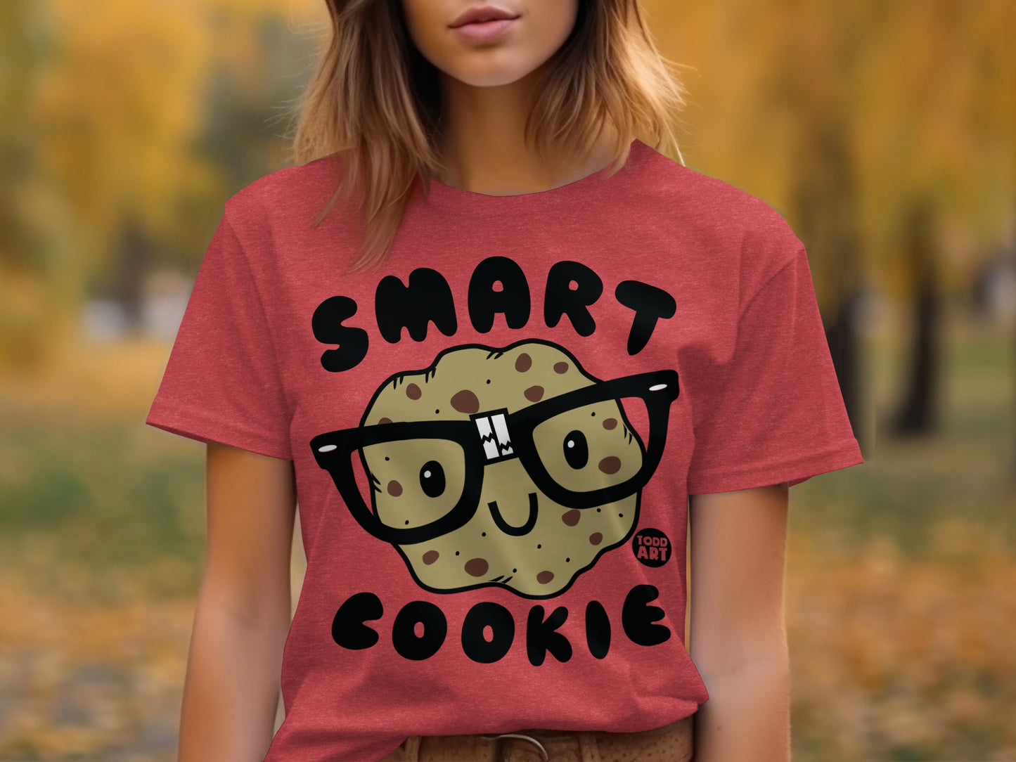 Funny Smart Cookie Cute Character T-Shirt for All Ages