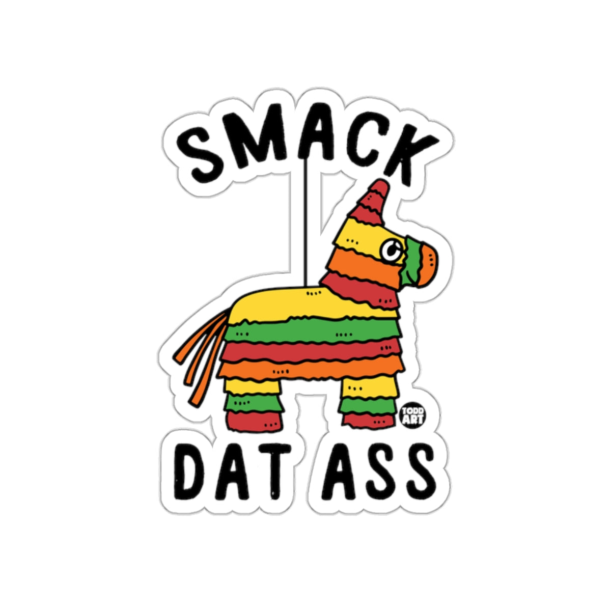 Smack Dat Ass Pinata Funny Sticker for Unique Fun