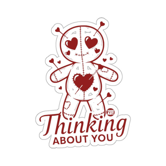 Voodoo Doll Heart Eyes Thinking ABOUT YOU Sticker product type
