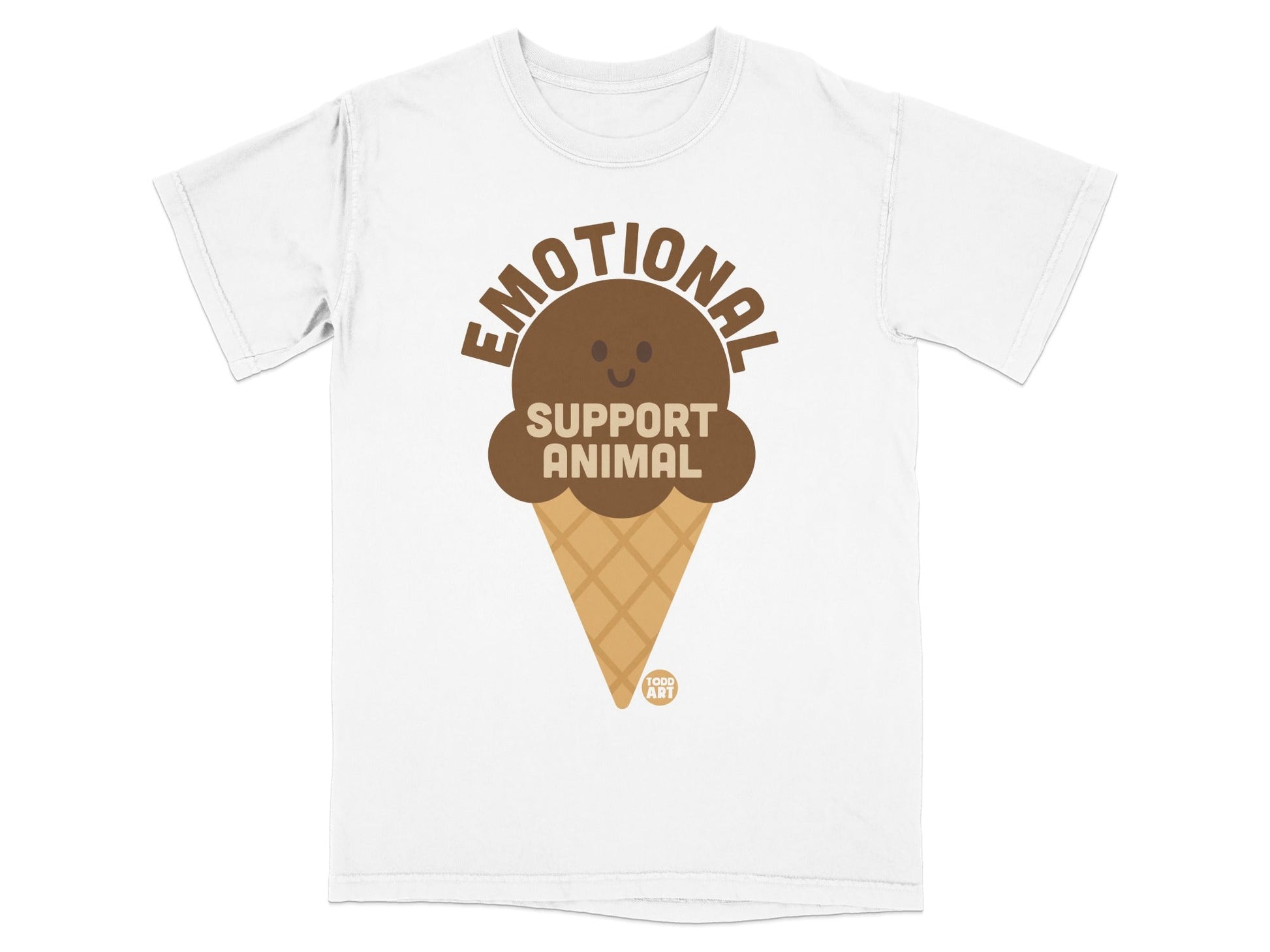 Emotional Support Animal Ice Cream Cone Shirt