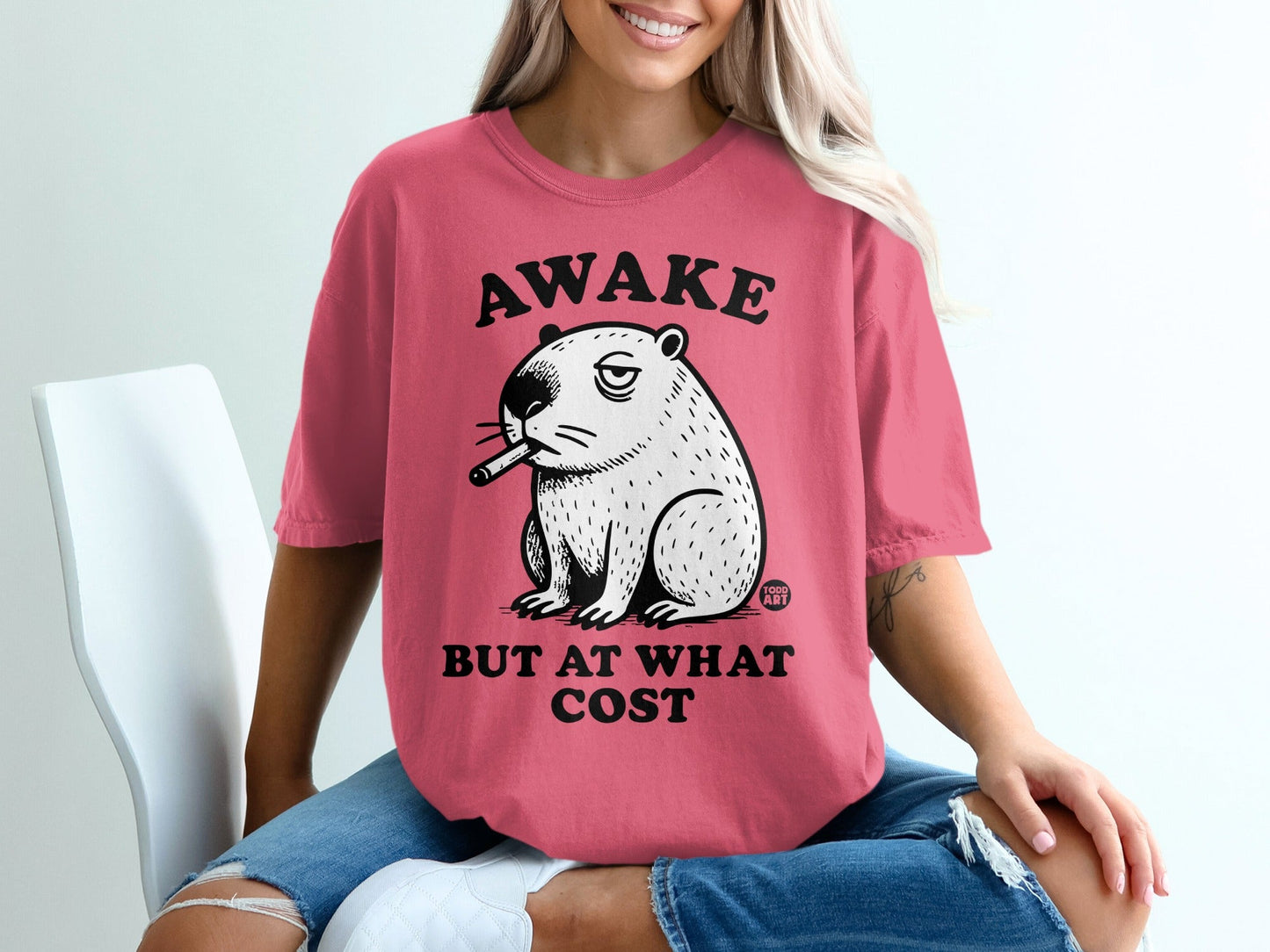 Awake But At What Cost Graphic T-shirt
