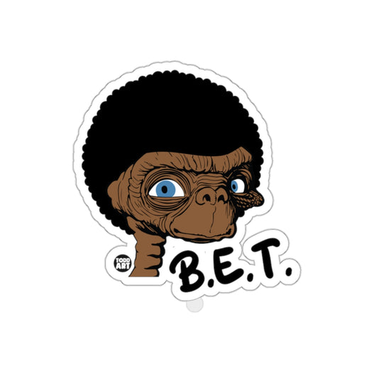 BET The Extra Terrestrial With An Afro Style sticker