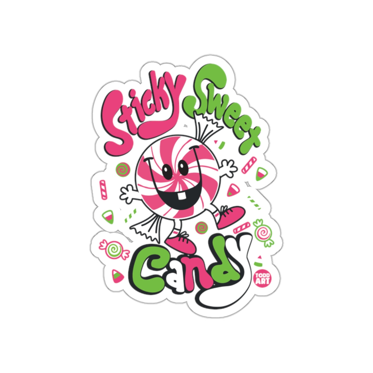 Sticky Sweet Candy Sticker for Fun and Quirky Decoration