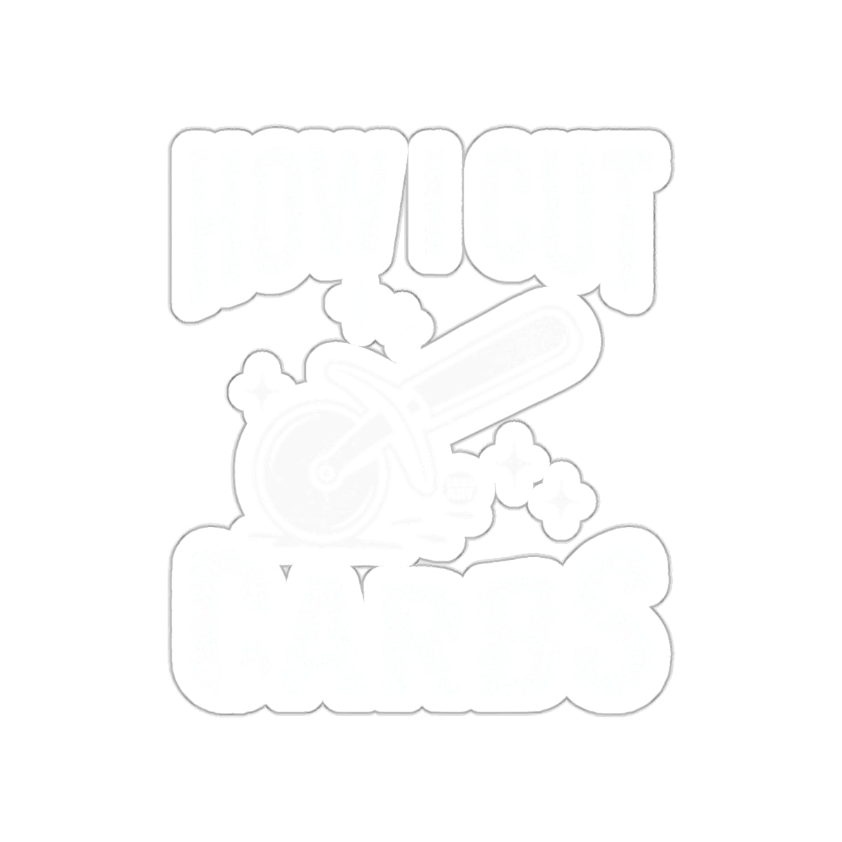 How I Cut Cards Sticker for Gamers and Collectors