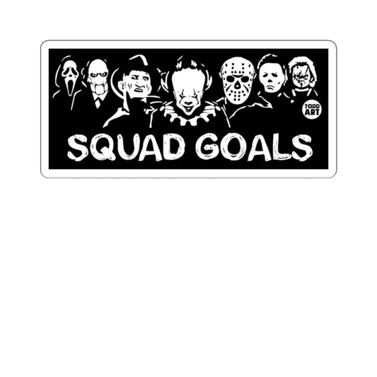 Horror Villains SQUAD GOALS Spooky Icons Funny product type