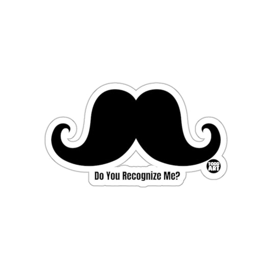 Do You Recognize This Mustache? A Classic Look sticker